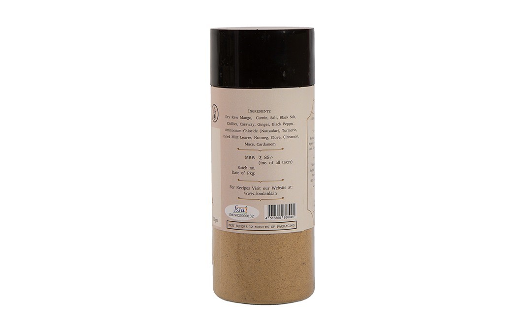 Foodaids Jain Masale Chaat Masala   Plastic Bottle  100 grams